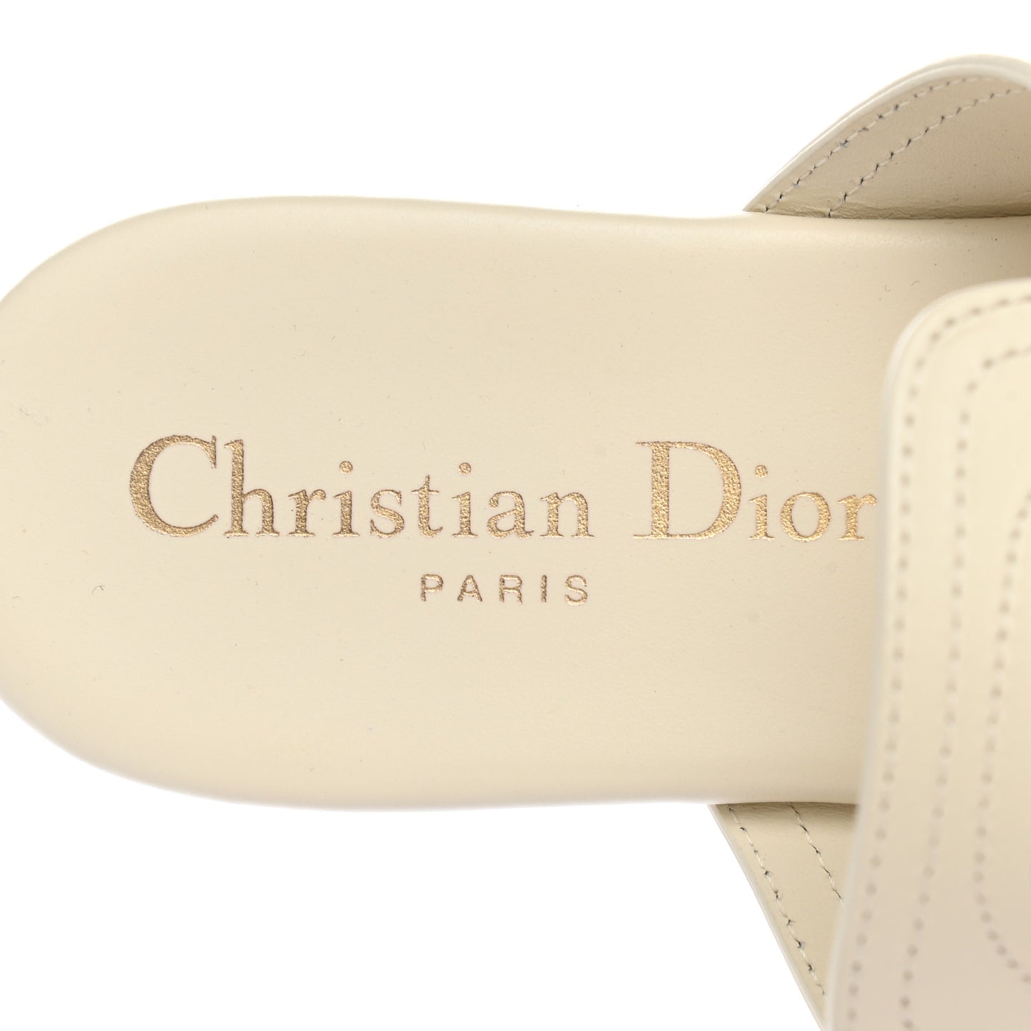 Calfskin 30 Montaigne Thong Sandals 35 White