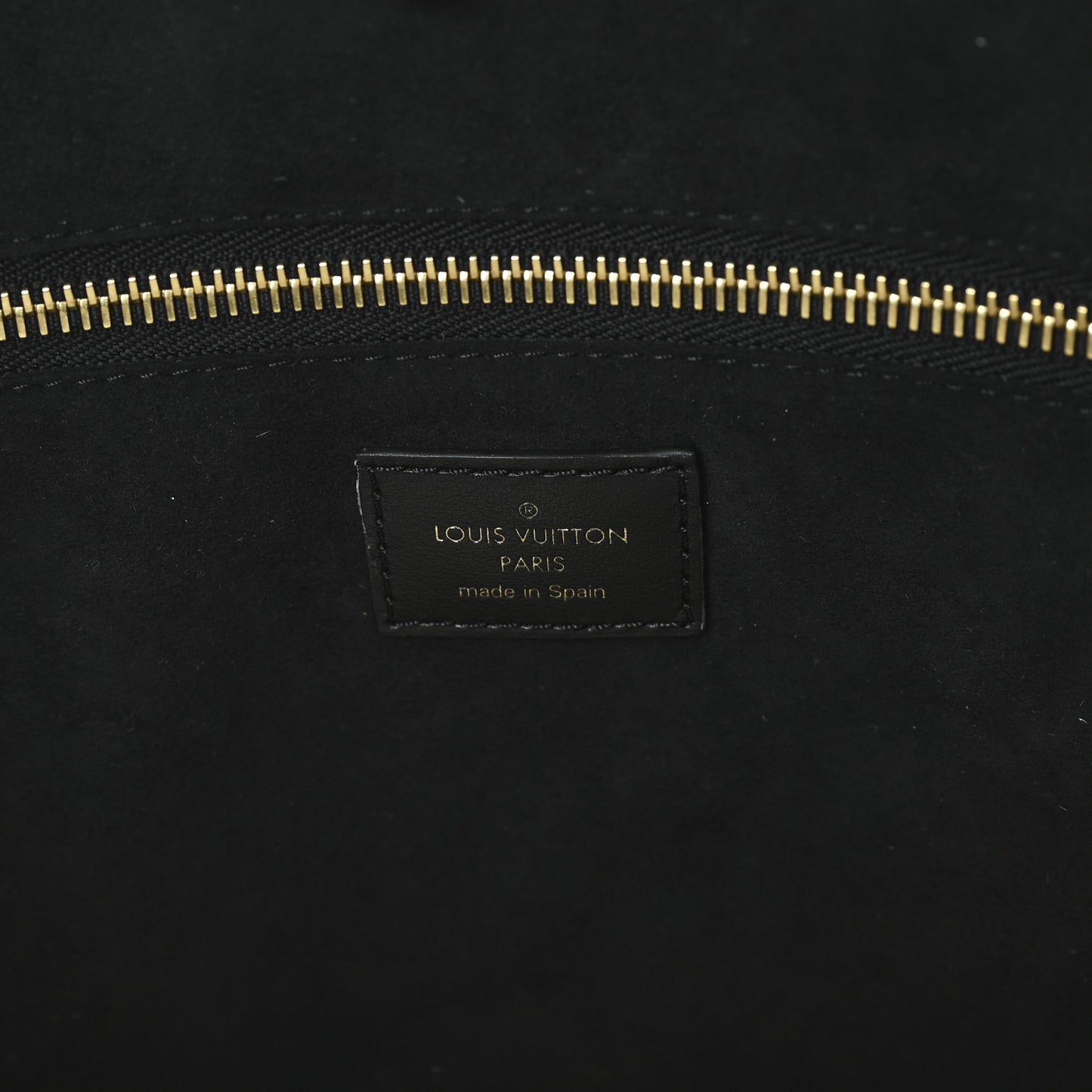 Empreinte Monogram Giant Broderies Neverfull MM Cream Black