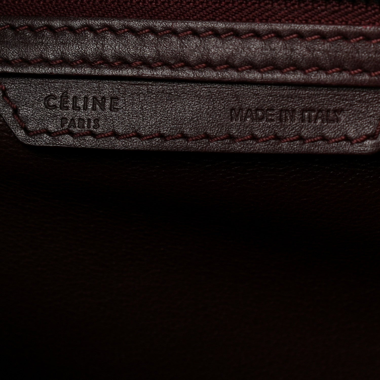 Celine Smooth Calfskin Small Luggage Burgundy 11 of 18