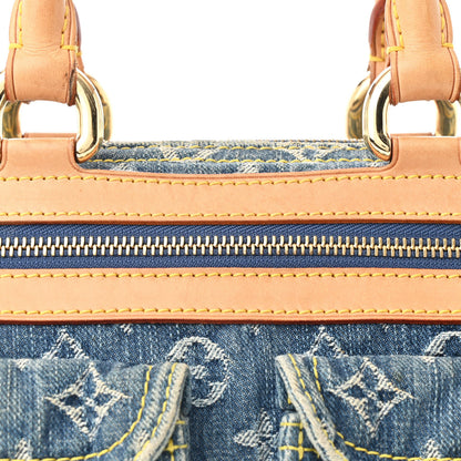Louis Vuitton Monogram Denim Neo Speedy Blue 7 of 12