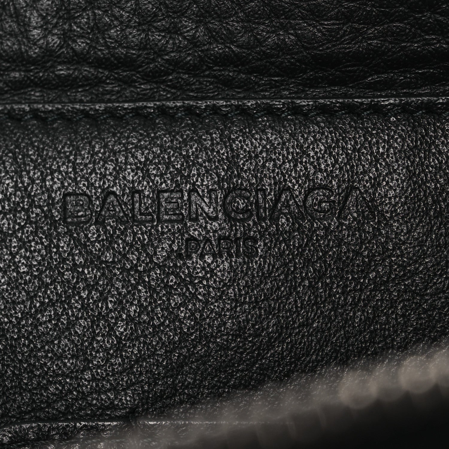 Balenciaga Calfskin Papier Belt Bag Black 5 of 9