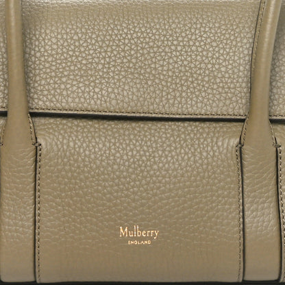 Mulberry Heavy Grain Mini Soft Bayswater Linen Green Linen Green 7 of 9