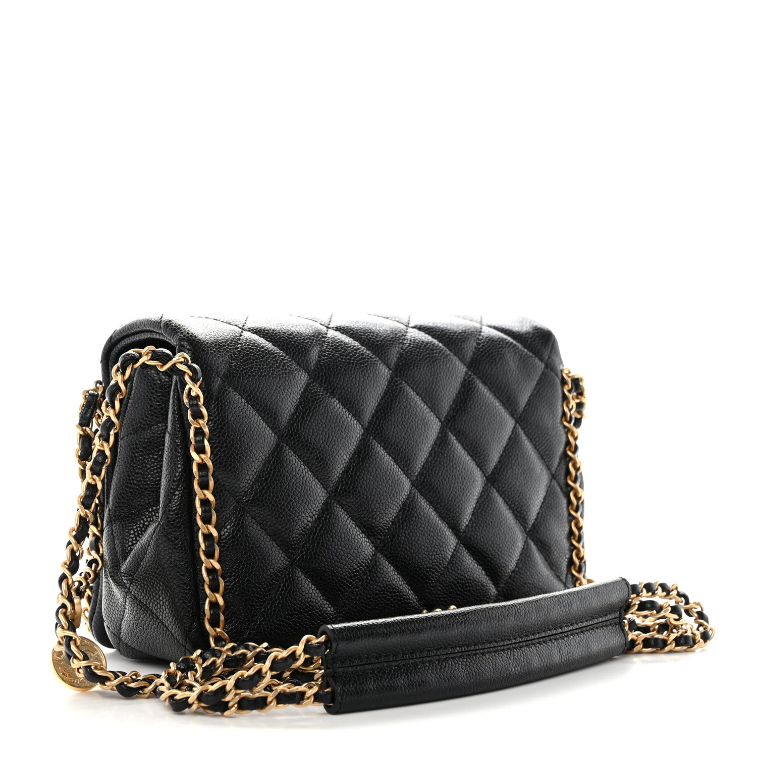 Chanel Caviar Quilted Mini Never Ending Chain Flap Black 3 of 10