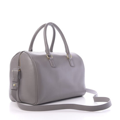Saint Laurent Calfskin Classic Duffle 6 Fog 3 of 14