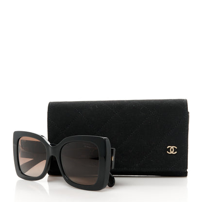 Chanel Square Polarized CC Sunglasses 5494-A Black 8 of 8