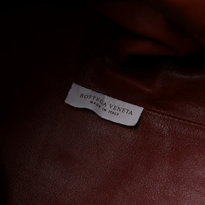Bottega Veneta Smooth Butter Calf The Pouch Oversized Clutch Rust 6 of 10