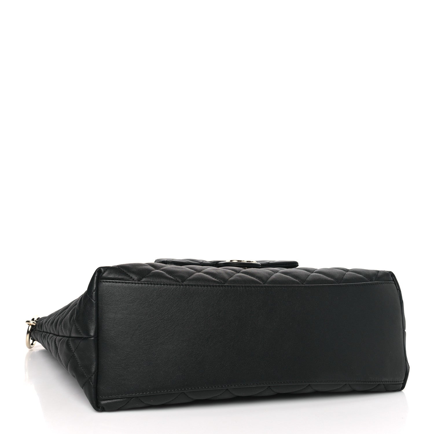 Chanel Calfskin Quilted Large Coco Mellow Hobo Black 4 of 9