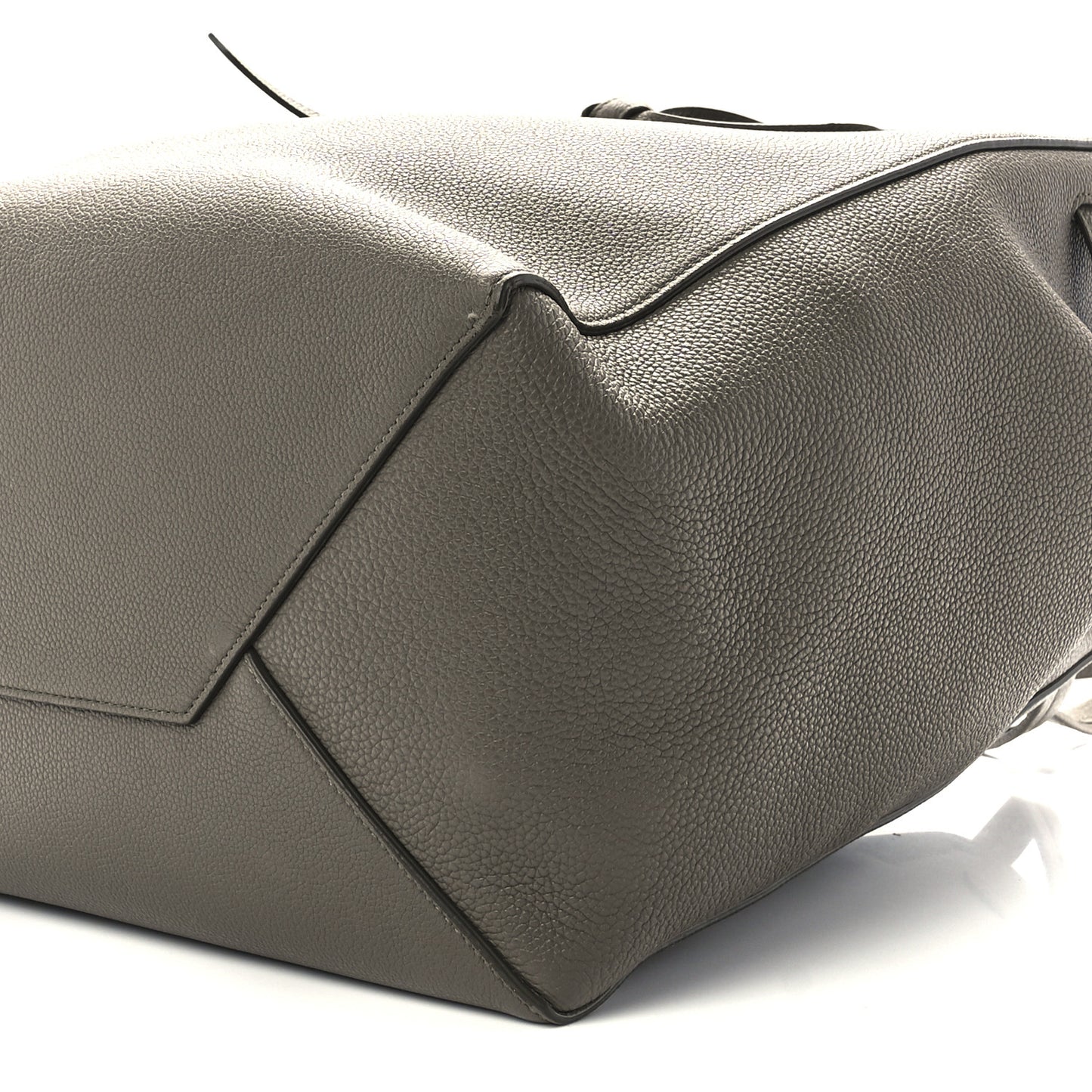 Soft Grained Calfskin Small Belt Cabas Phantom Taupe