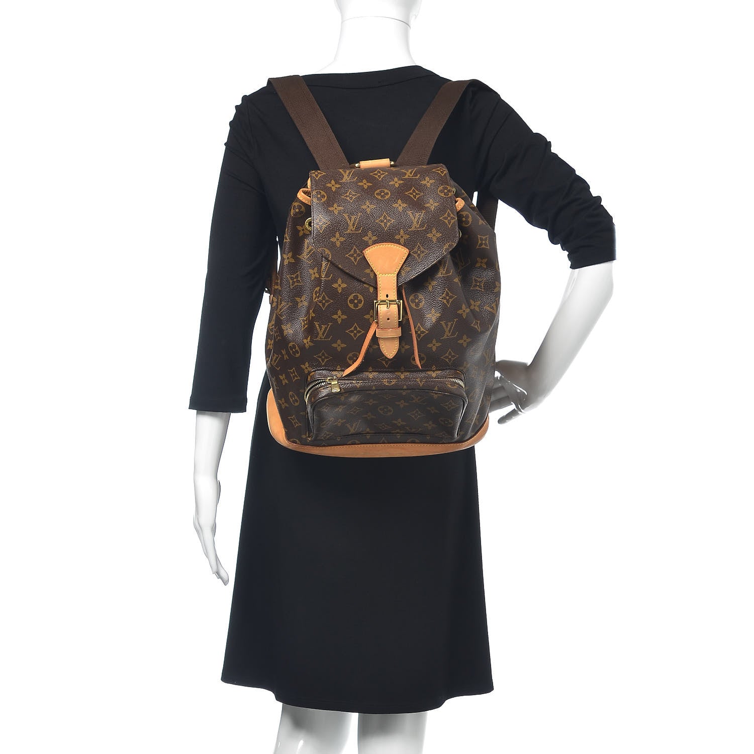 Louis Vuitton Monogram Montsouris GM Backpack 2 of 14