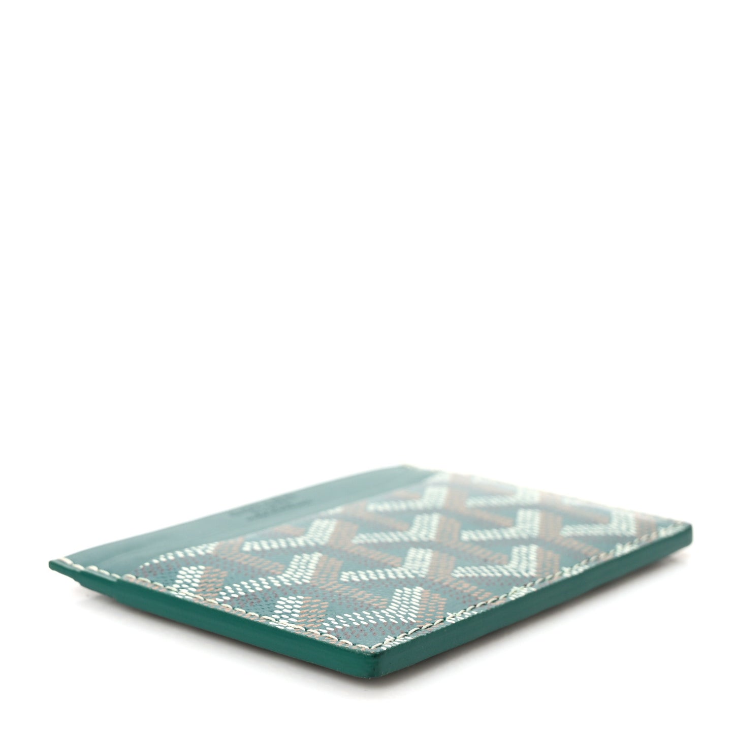 Goyardine Saint Sulpice Card Holder Green