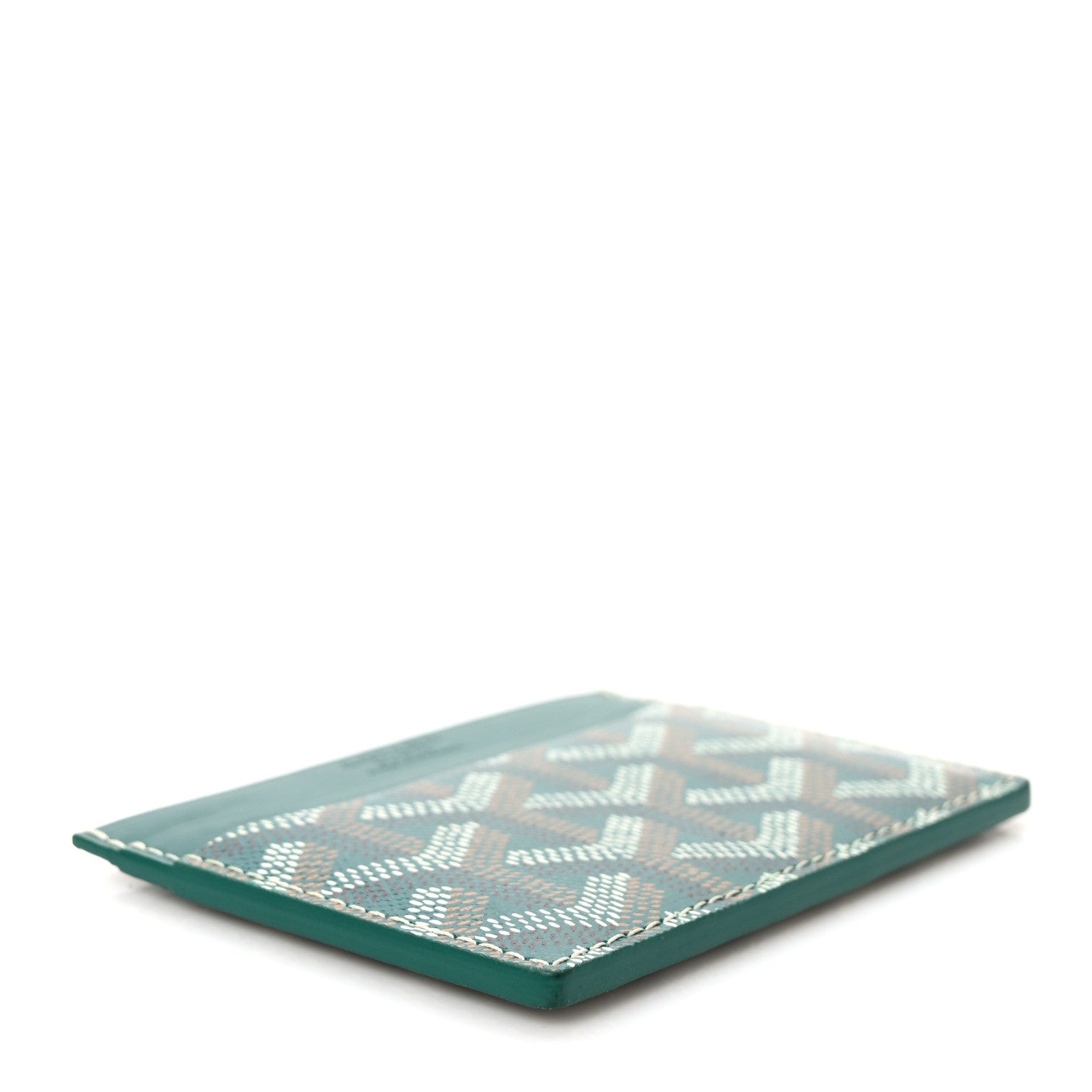 Goyard Goyardine Saint Sulpice Card Holder Green 4 of 7