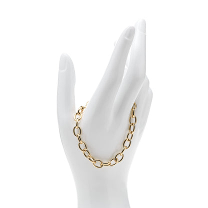 Roberto Coin 18K Yellow Gold Oval Link Bracelet 2 of 5