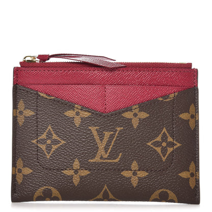 Louis Vuitton Monogram Zipped Card Holder Fuchsia 1 of 7