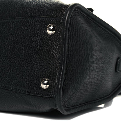 Prada Vitello Daino Shopping Satchel Black 9 of 9
