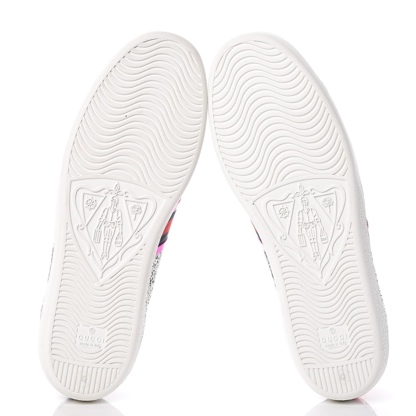 Glitter Web Ace Sneakers 42 Silver