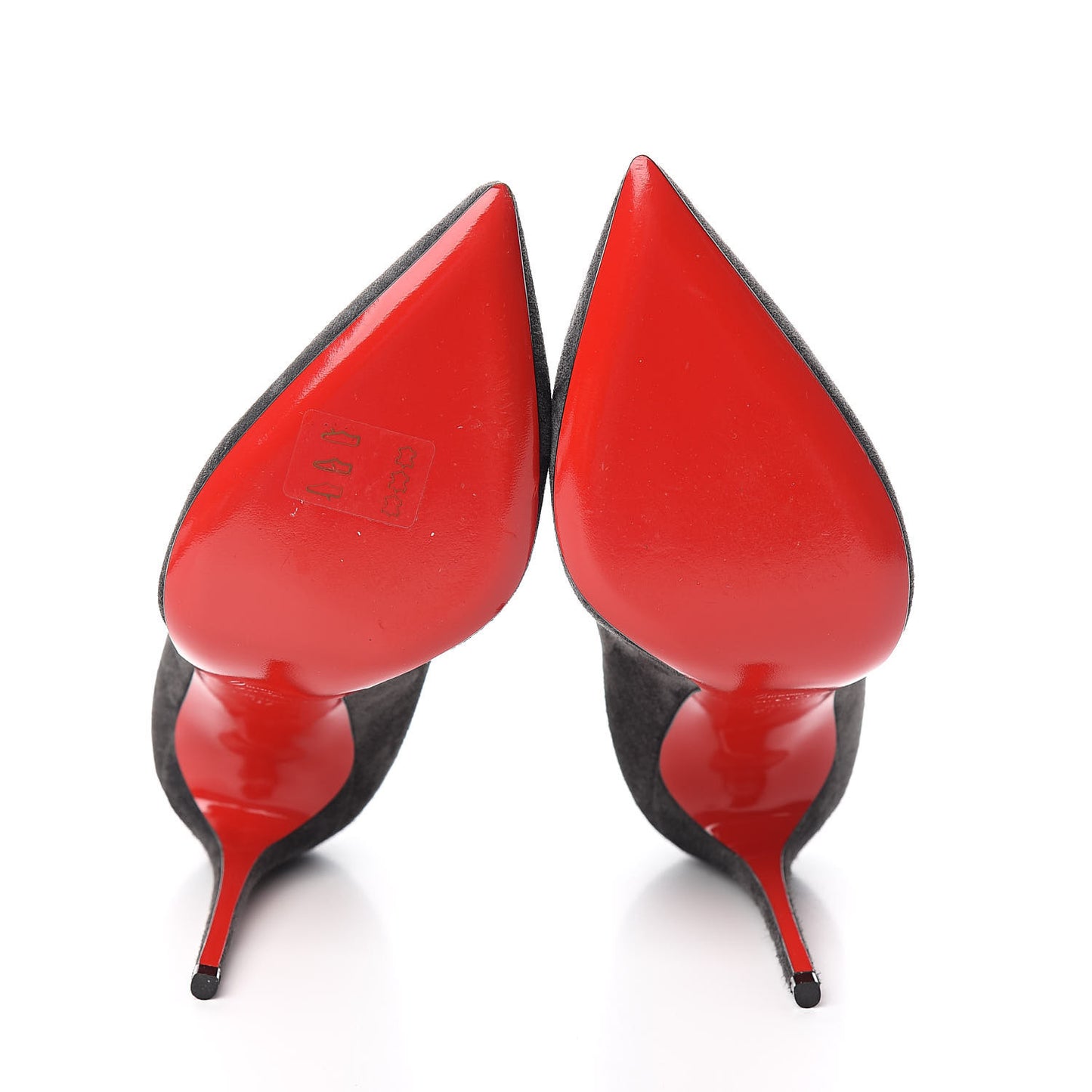 Veau Velours Pigalle Follies 100 Pumps 37 Charbon