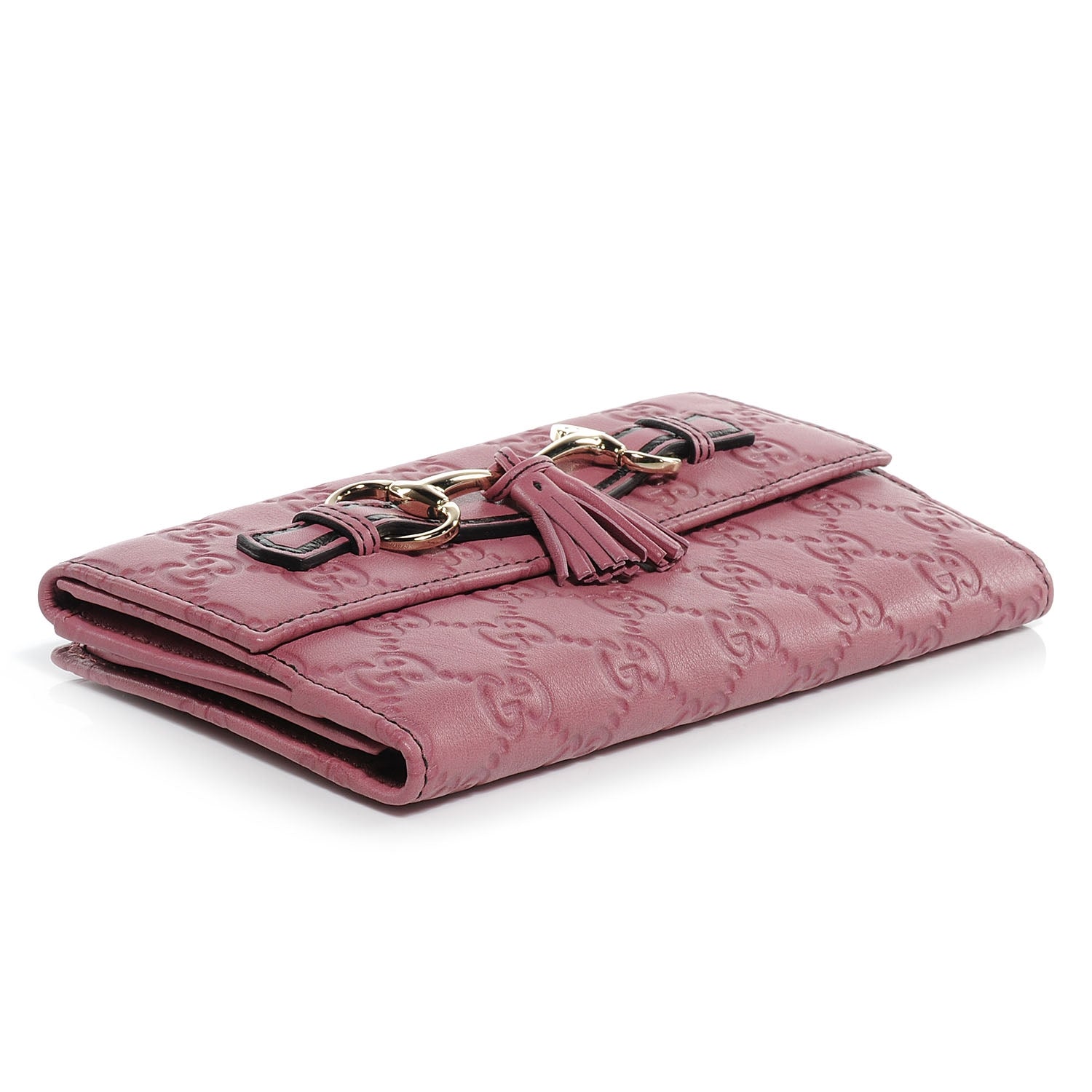 Gucci Guccissima Emily Continental Wallet Peonia Flower 4 of 7