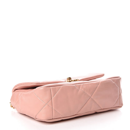 Chanel Lambskin Quilted Medium 19 Flap Light Pink 4 of 11