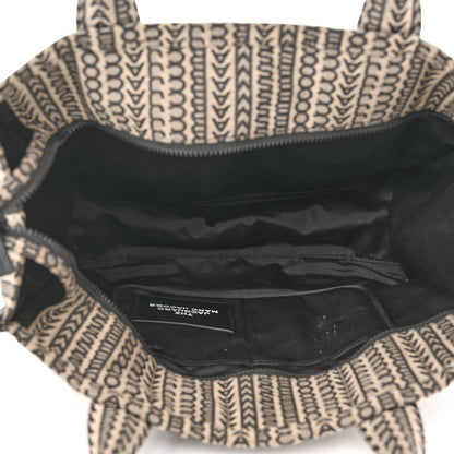 Marc Jacobs Cotton Jacquard Monogram Large The Traveler Tote Bag Beige Multicolor 5 of 10
