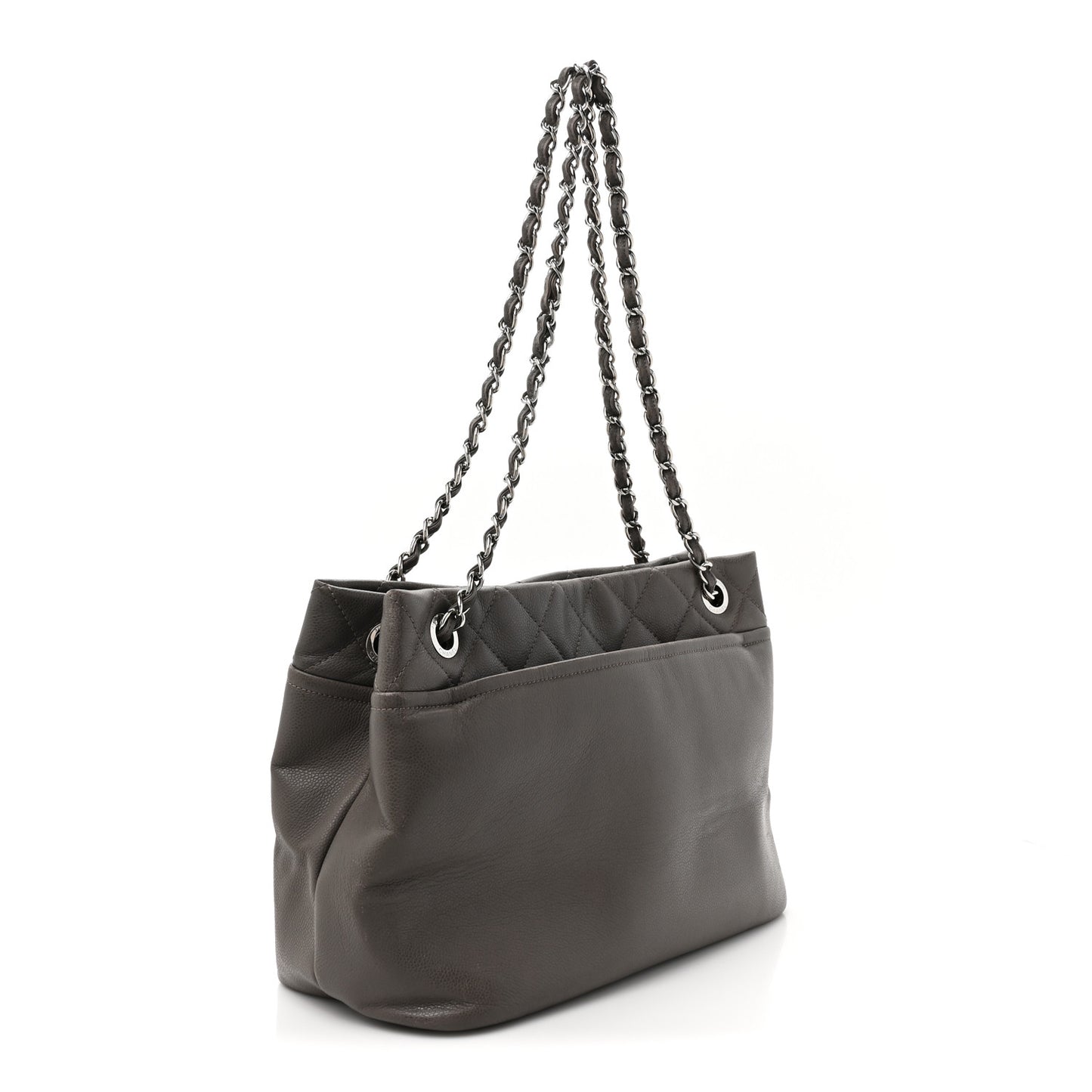 Caviar Timeless CC Soft Tote Dark Grey