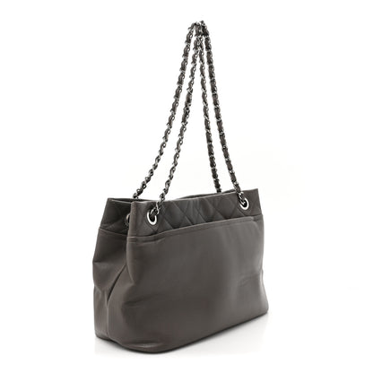 Chanel Caviar Timeless CC Soft Tote Dark Grey 3 of 18