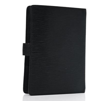 Louis Vuitton Epi Medium Ring Agenda Cover Black 2 of 8