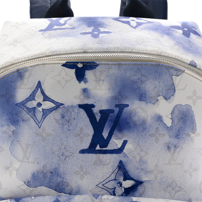 Louis Vuitton Monogram Watercolor Discovery Backpack Blue 7 of 13