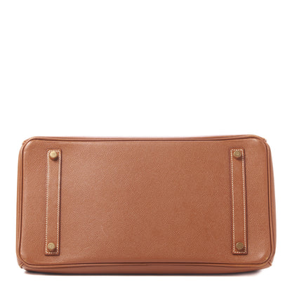 Hermes Courchevel Birkin 35 Gold 5 of 31