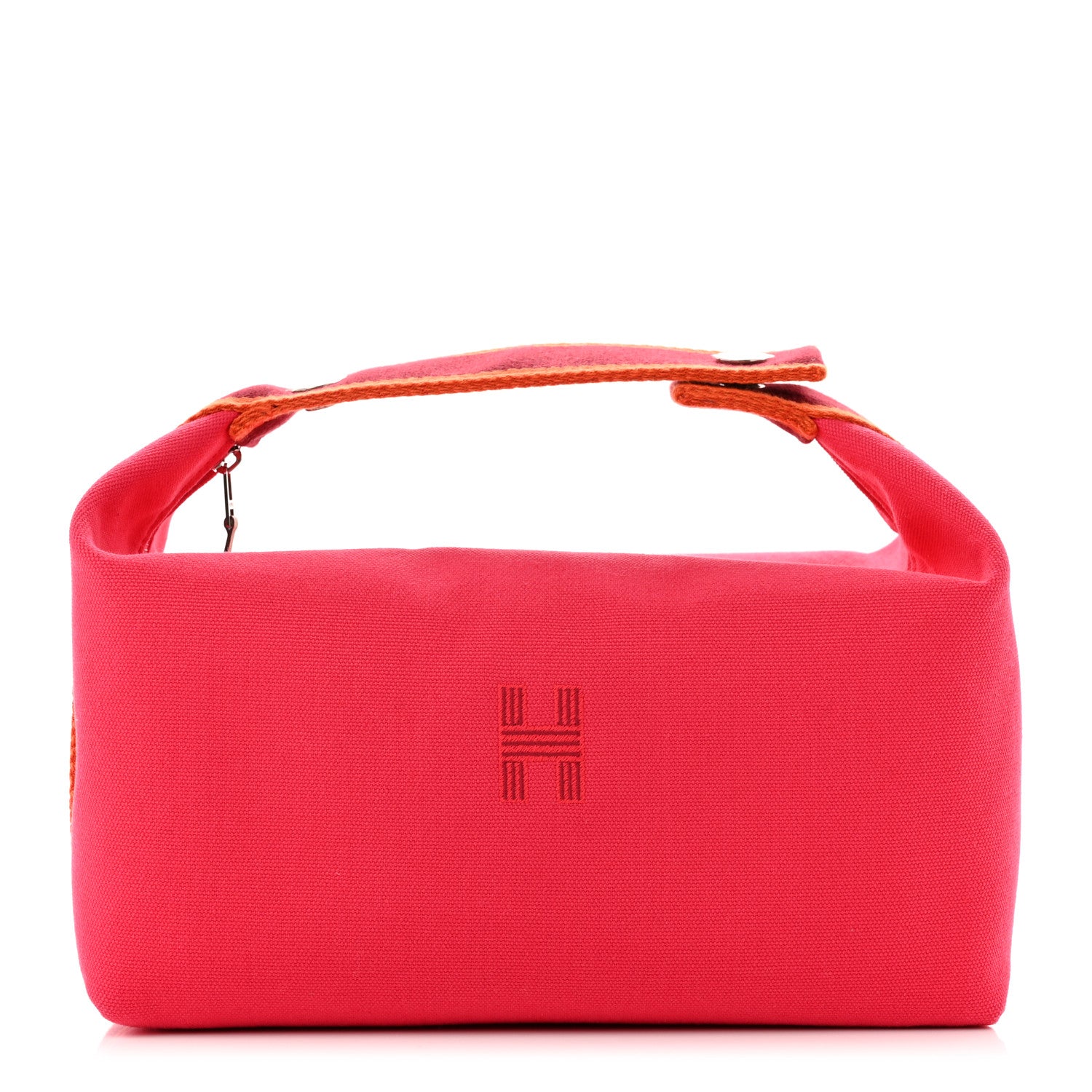 Hermes Canvas Large Bride-A-Brac Pouch Hibiscus 1 of 6
