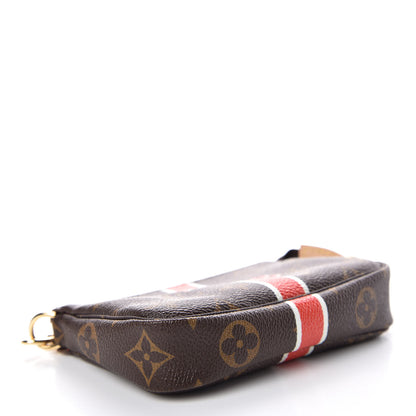 Louis Vuitton Monogram My LV Heritage Mini Pochette Accessories Red White 4 of 11