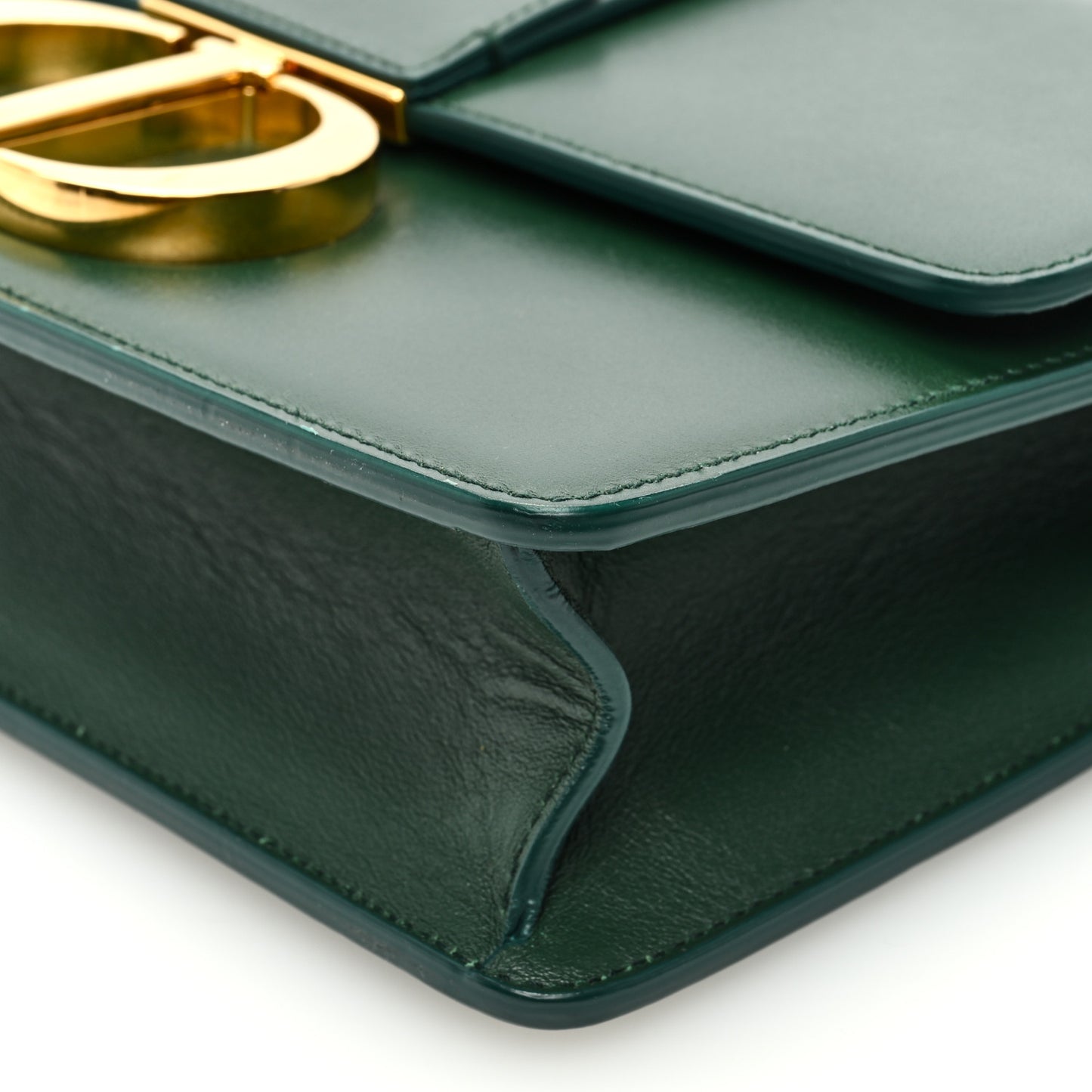 Smooth Calfskin 30 Montaigne Flap Bag Green