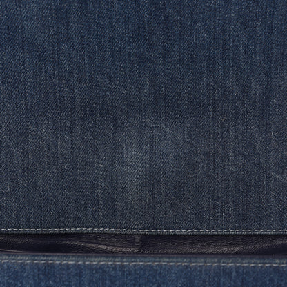 Chanel Tweed Denim Medium Boy Flap Dark Blue 12 of 24