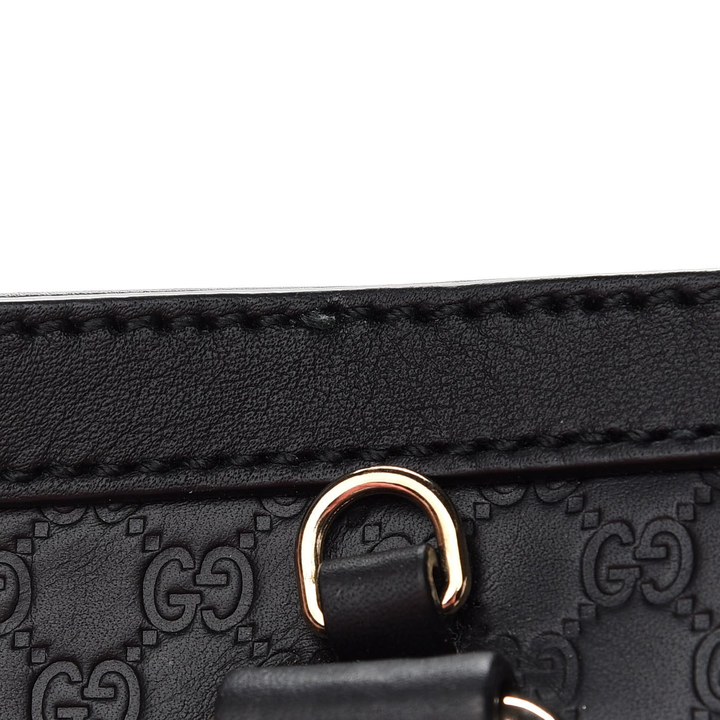 Soft Microguccissima Large Tote Black