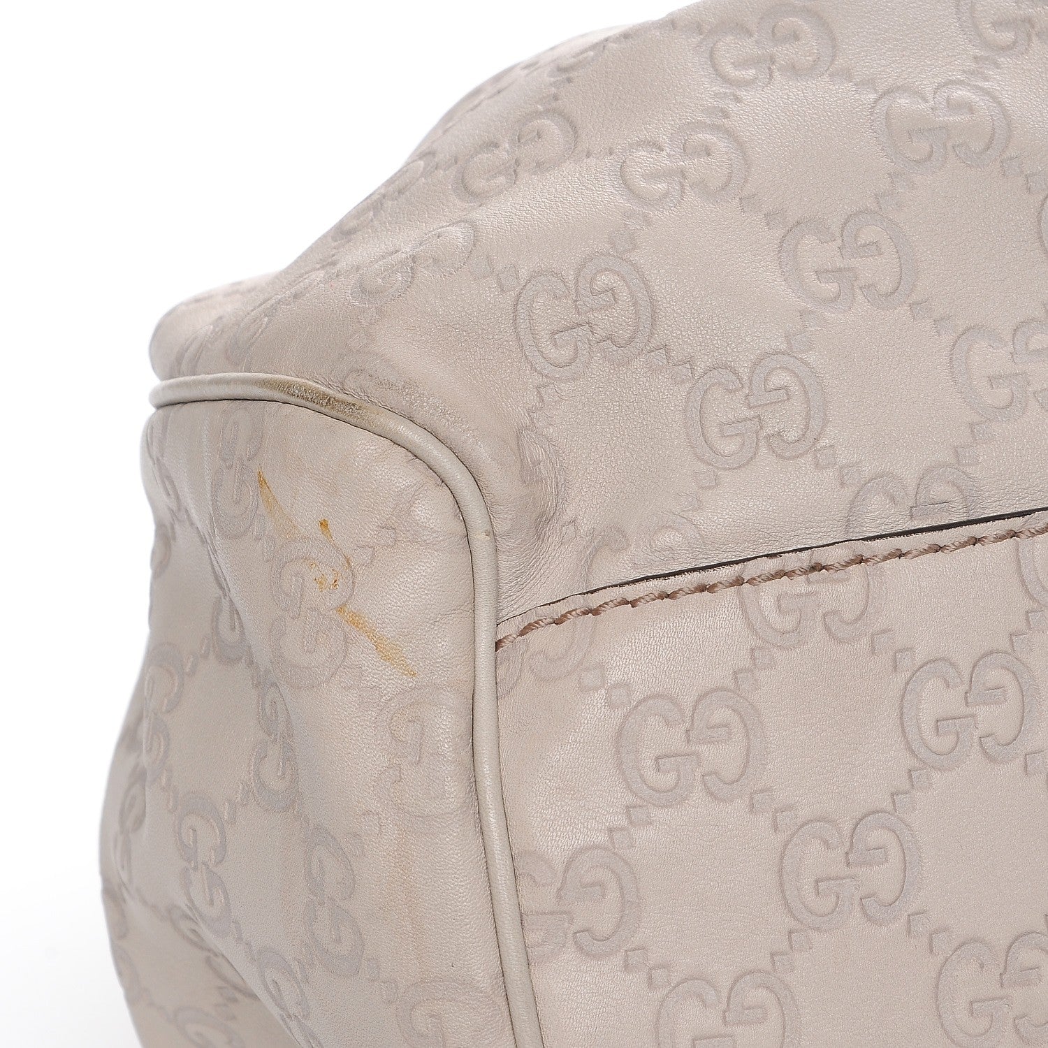 Gucci Guccissima Medium Sukey Tote Mystic White 12 of 12