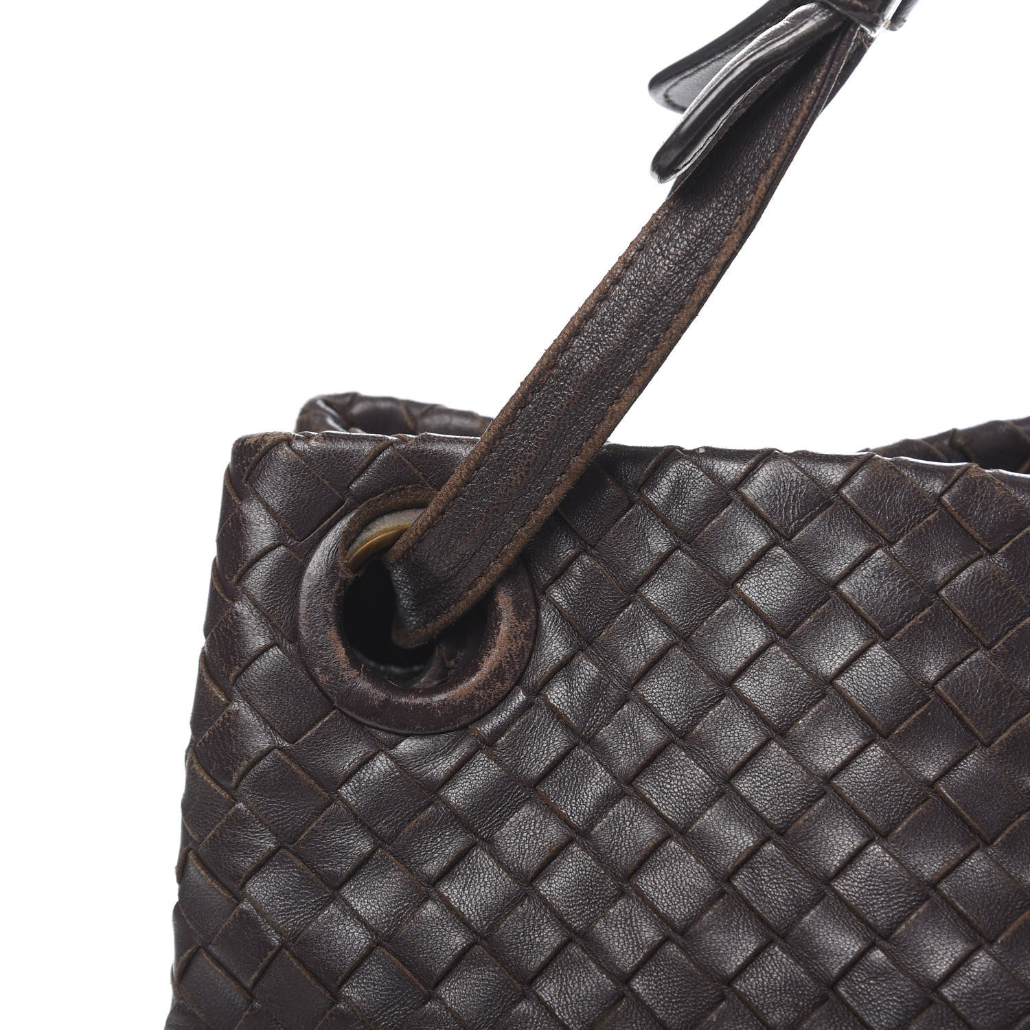 Bottega Veneta Nappa Intrecciato Medium Garda Bag Ebano 10 of 14