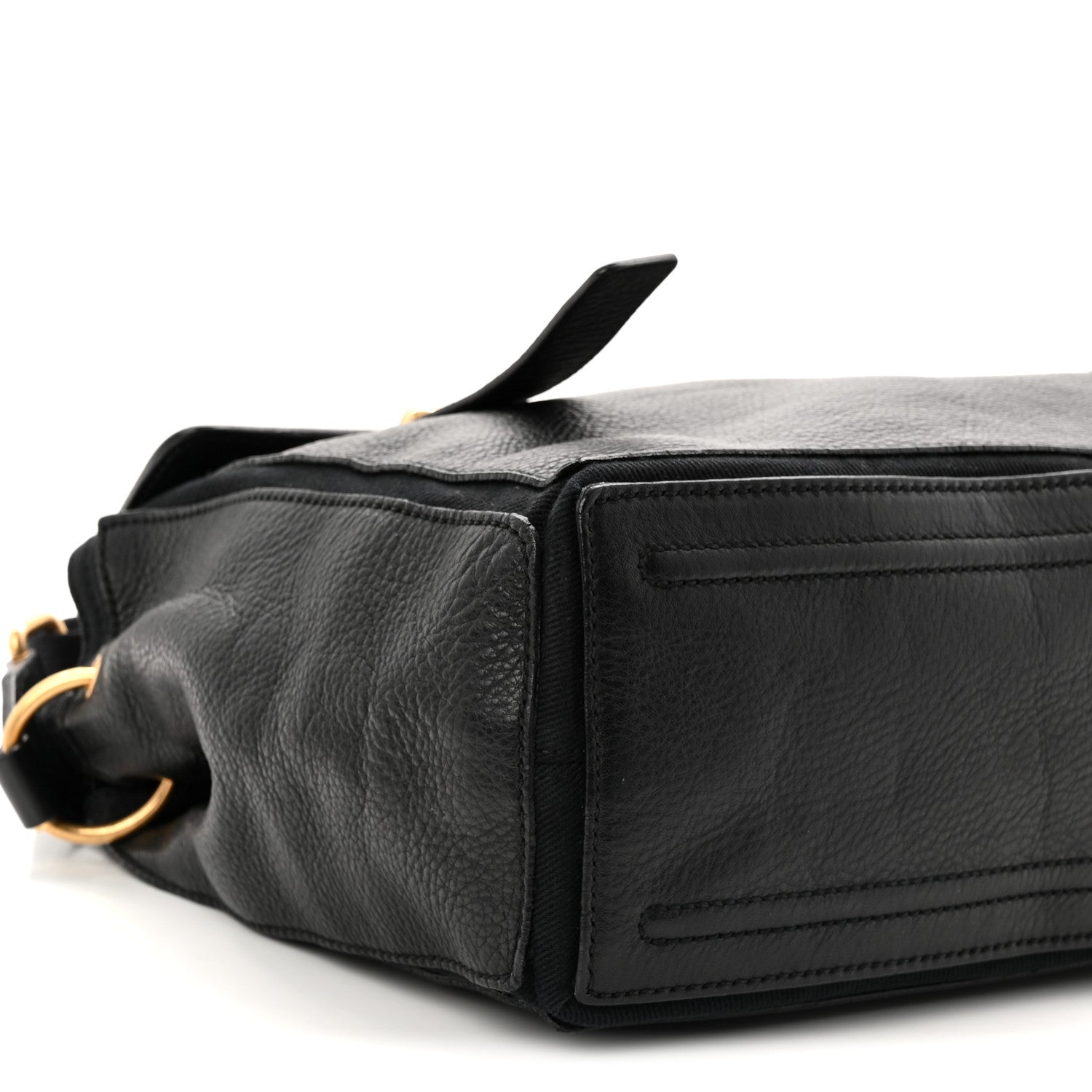 Saint Laurent Calfskin Muse Two Messenger Black 9 of 10