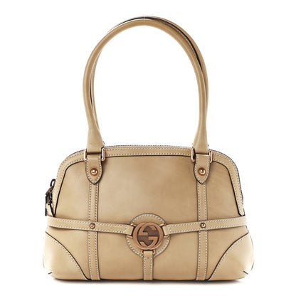 Gucci Calfskin GG Reins Tote Beige 1 of 11