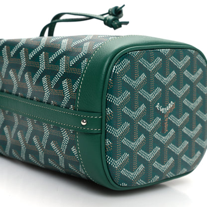 Goyard Goyardine Petit Flot Mini Bucket Bag Green 9 of 10
