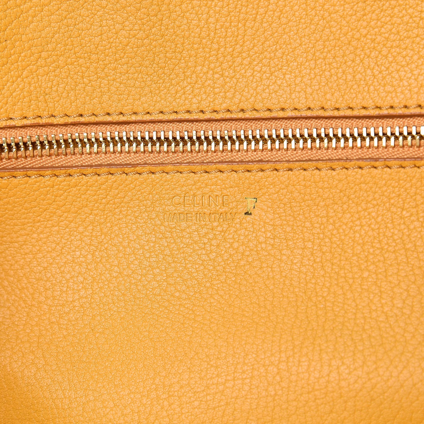 Crisped Calfskin Large Tie Knot Tote Saffron