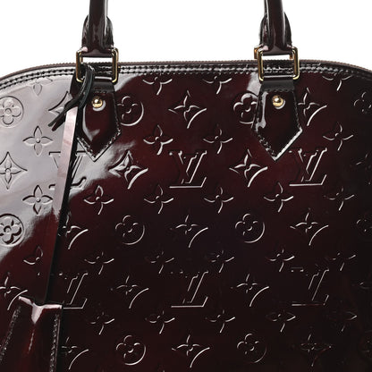 Louis Vuitton Vernis Alma GM Amarante 8 of 13