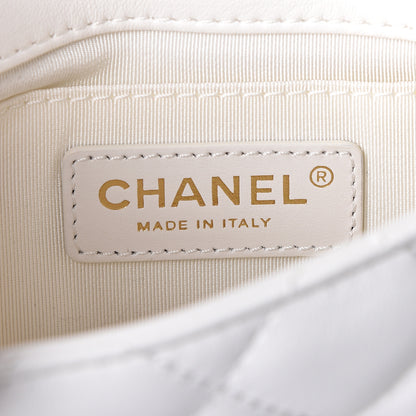 Chanel Lambskin Quilted Mini My Precious Flap White 5 of 9
