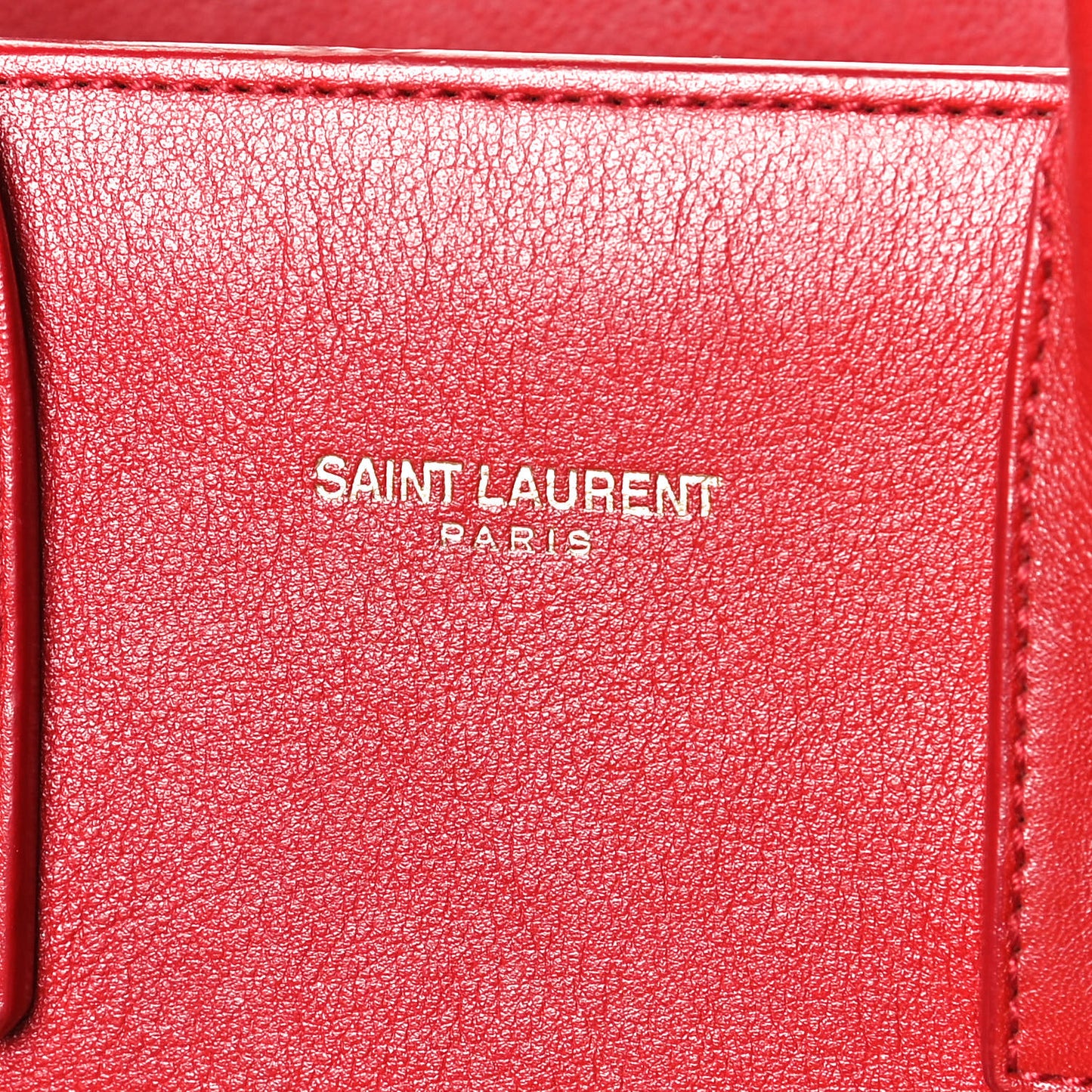 Calfskin Nano Sac De Jour Lipstick Red