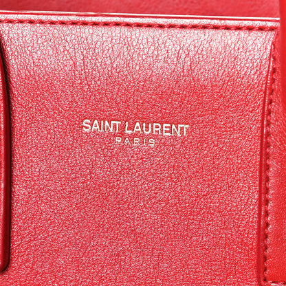 Saint Laurent Calfskin Nano Sac De Jour Lipstick Red 8 of 11
