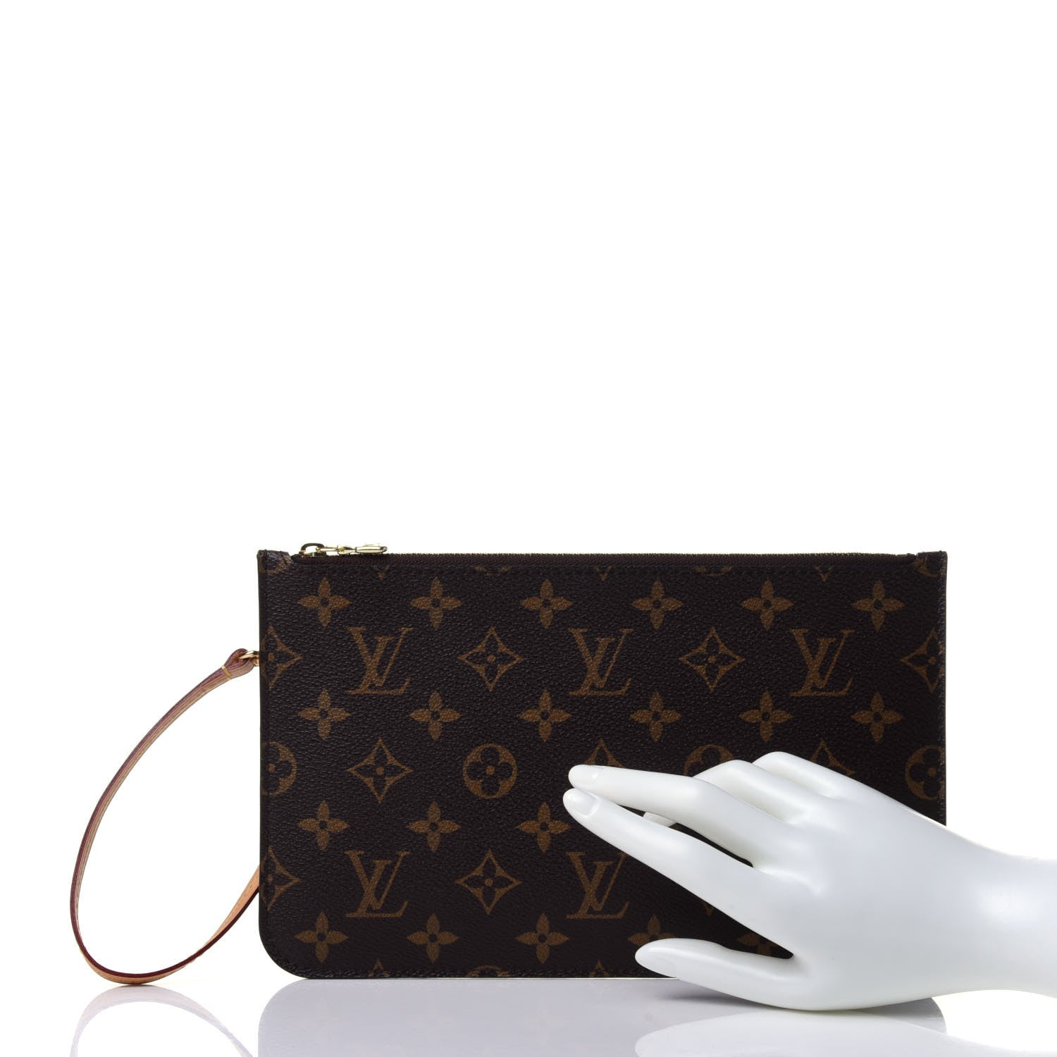 Louis Vuitton Monogram Neverfull MM GM Pochette 2 of 11