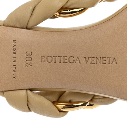 Bottega Veneta Nappa Dot Sandals 38.5 Cane Sugar 7 of 7