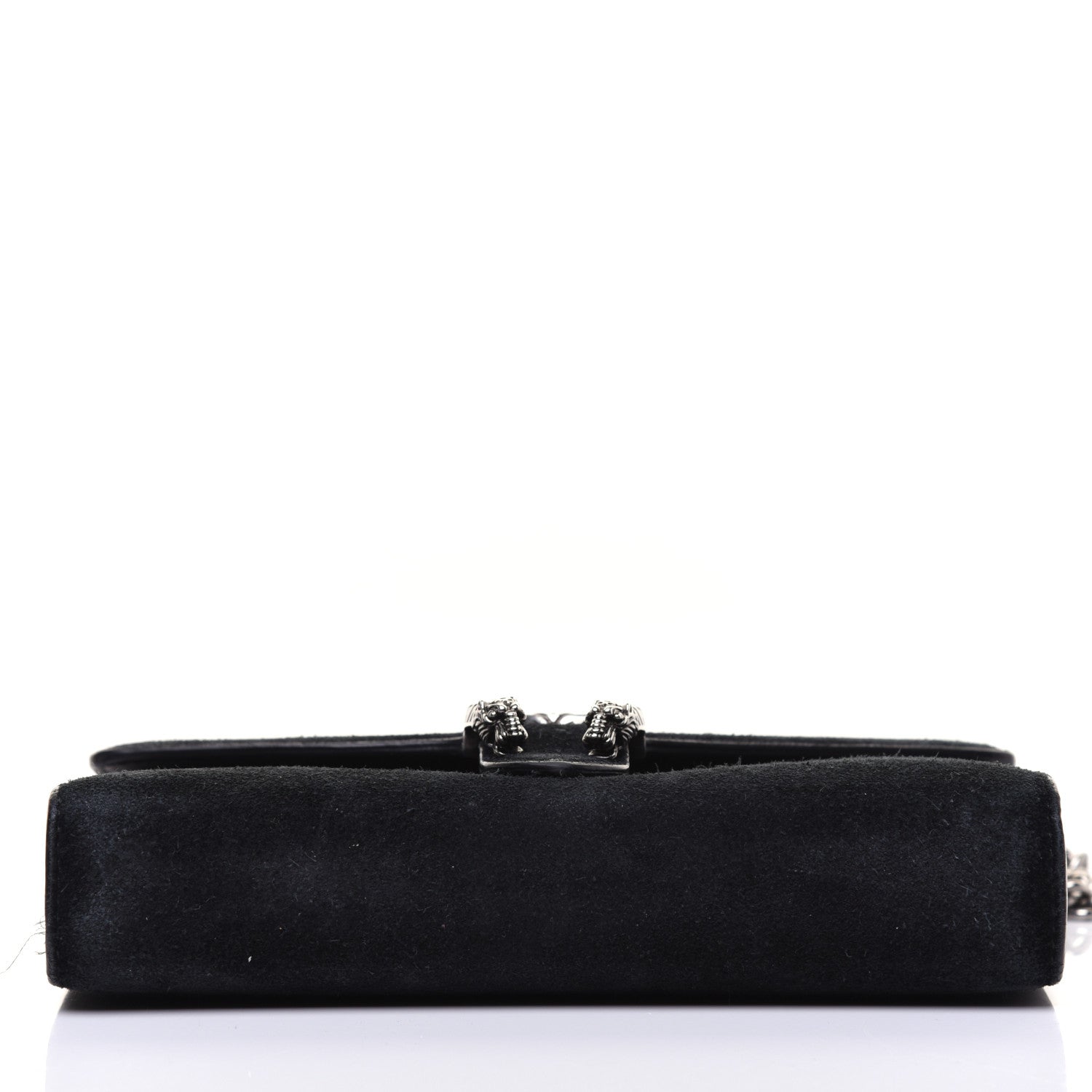 Gucci Suede Mini Dionysus Chain Wallet Black 13 of 21