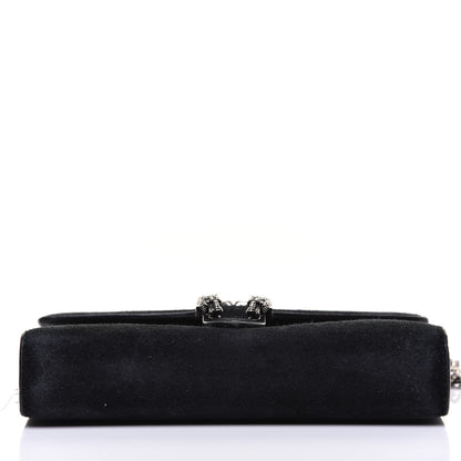 Gucci Suede Mini Dionysus Chain Wallet Black 13 of 21
