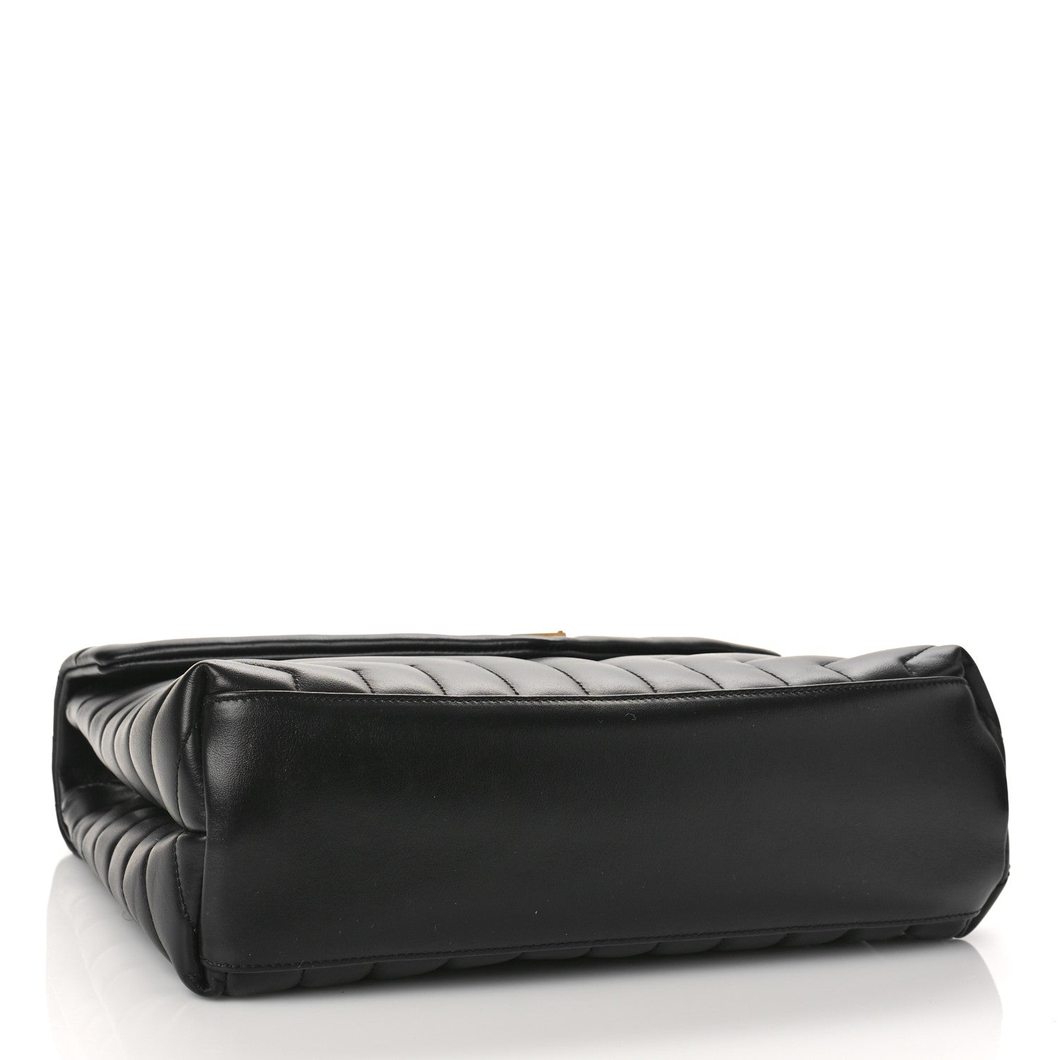 Saint Laurent Calfskin Y Quilted Monogram Medium Loulou Chain Satchel Black 4 of 8