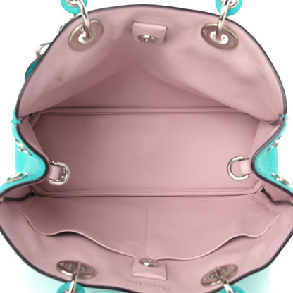 Christian Dior Bullcalf Medium Diorissimo Tote Turquoise 6 of 11