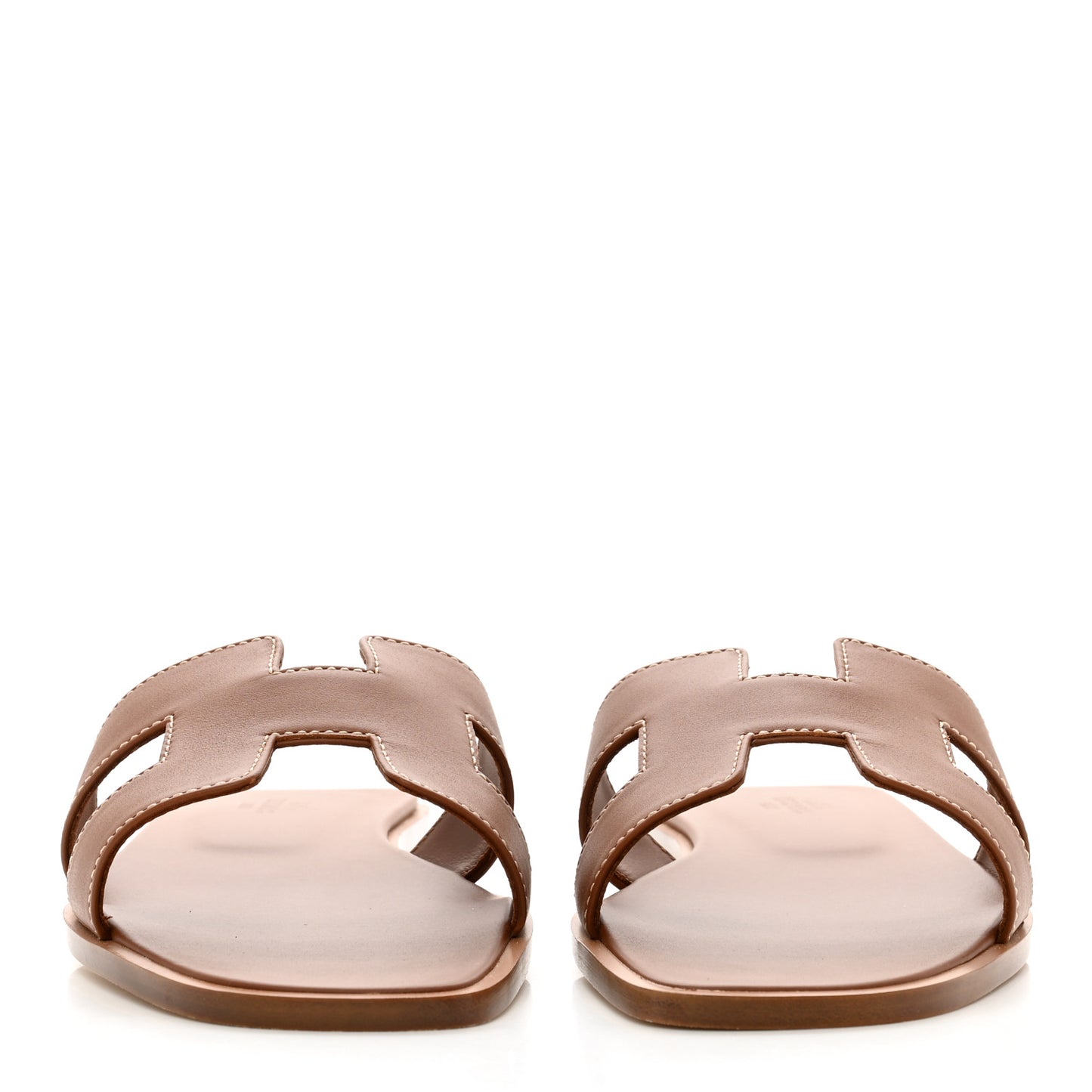 Box Calfskin Oran Sandals 37 Gold